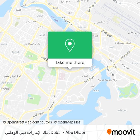 بنك الإمارات دبي الوطني map