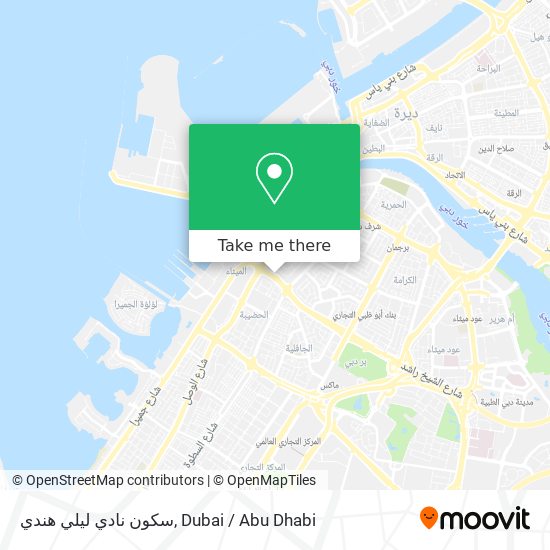 سكون نادي ليلي هندي map