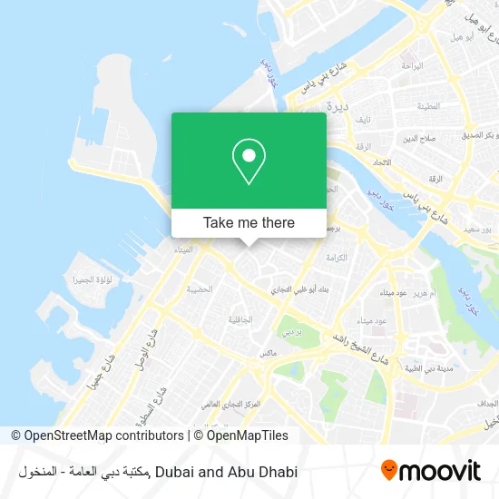 مكتبة دبي العامة - المنخول map