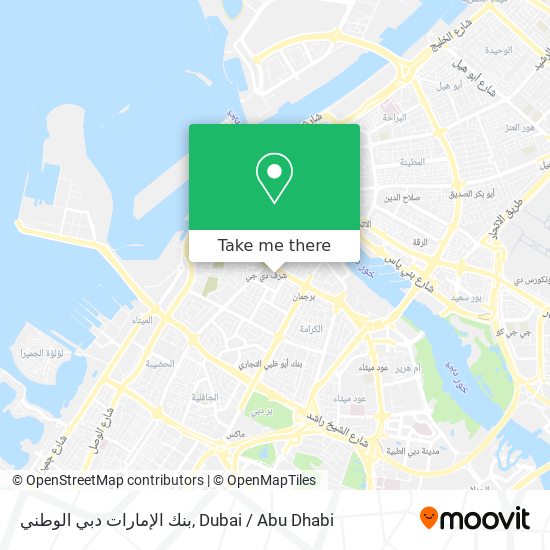 بنك الإمارات دبي الوطني map