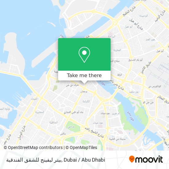 بيتر ليفينج للشقق الفندقية map