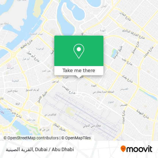 القرية الصينية map