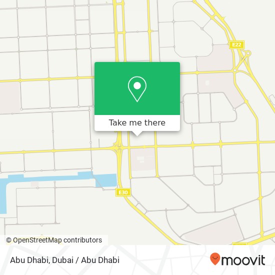 Abu Dhabi map