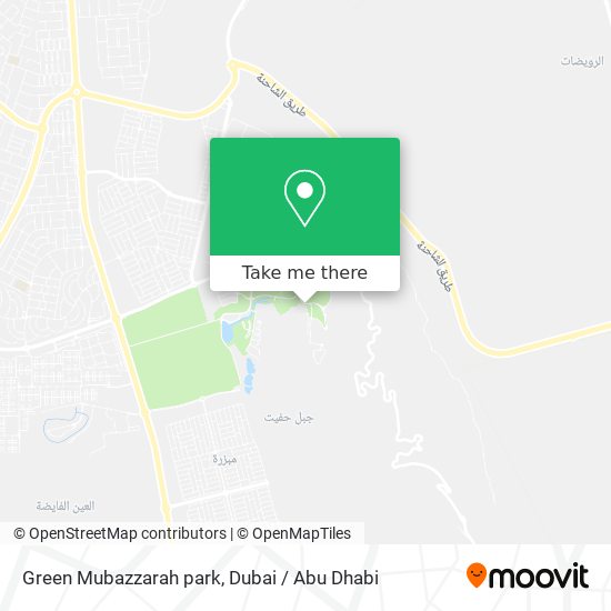 Green Mubazzarah park map