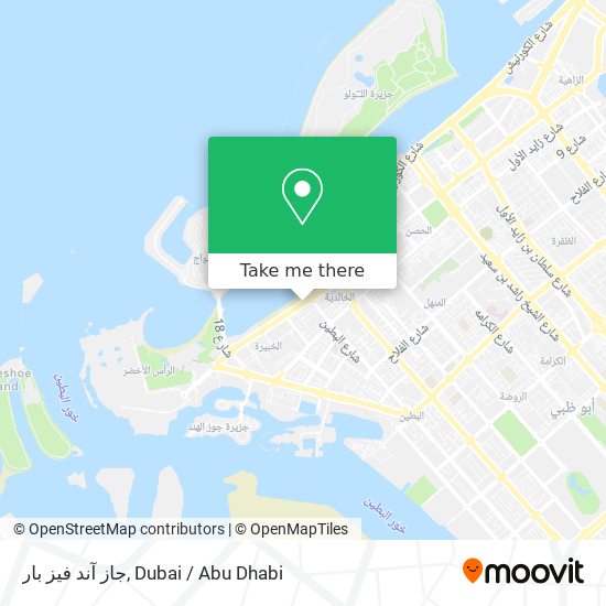 جاز آند فيز بار map