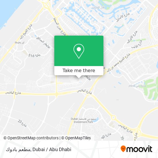 مطعم بادوك map