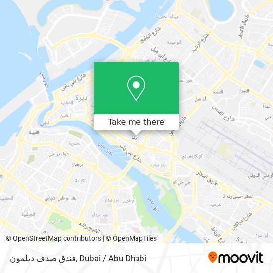 فندق صدف ديلمون map