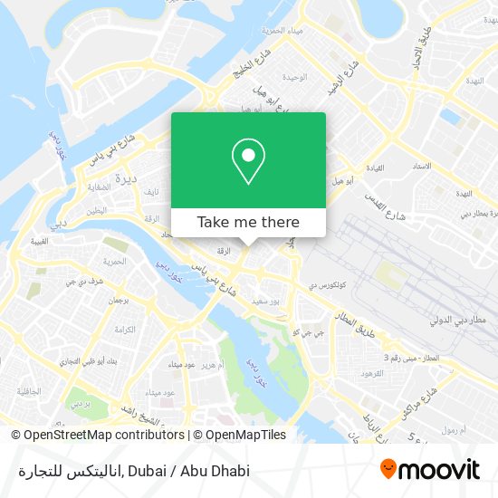 اناليتكس للتجارة map