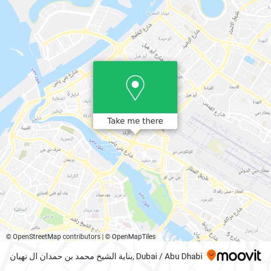 بناية الشيخ محمد بن حمدان ال نهيان map