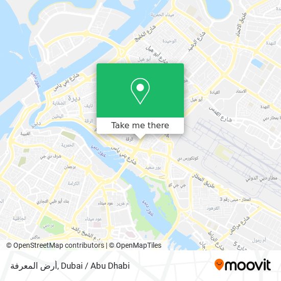 أرض المعرفة map