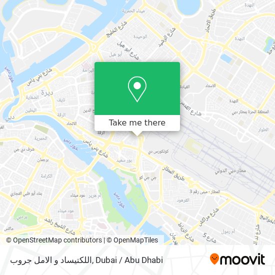 اللكتيساد و الامل جروب map