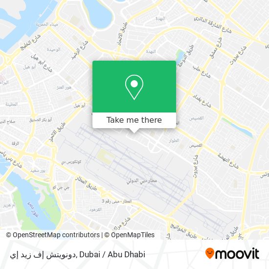 دونويتش إف زيد إي map