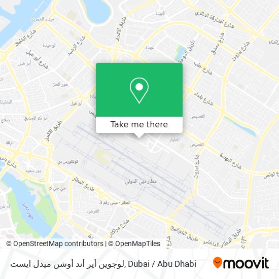 لوجوين أير أند أوشن ميدل ايست map