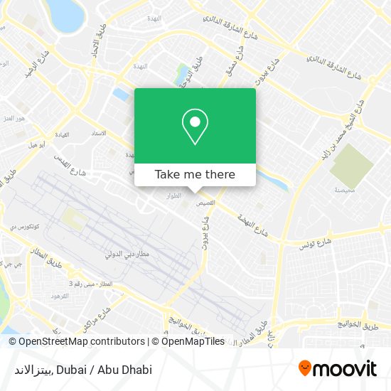 بيتزالاند map