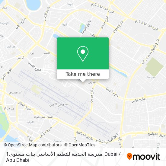 مدرسة الحديبة للتعليم الأساسي بنات مستوى1 map