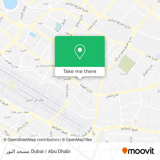 مسجد النور map