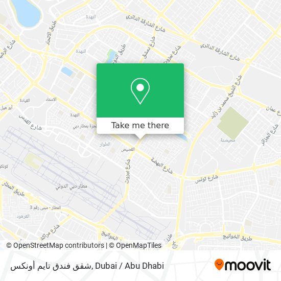 شقق فندق تايم أونكس map