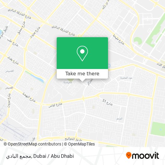 مجمع البادي map