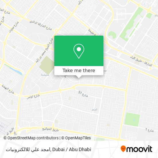 امجد علي للالكترونيات map