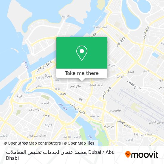 محمد عثمان لخدمات تخليص المعاملات map