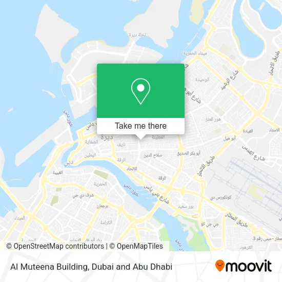 Al Muteena Building map