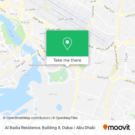 Al Badia Residence, Building 8 map