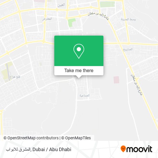 المشرق للابواب map