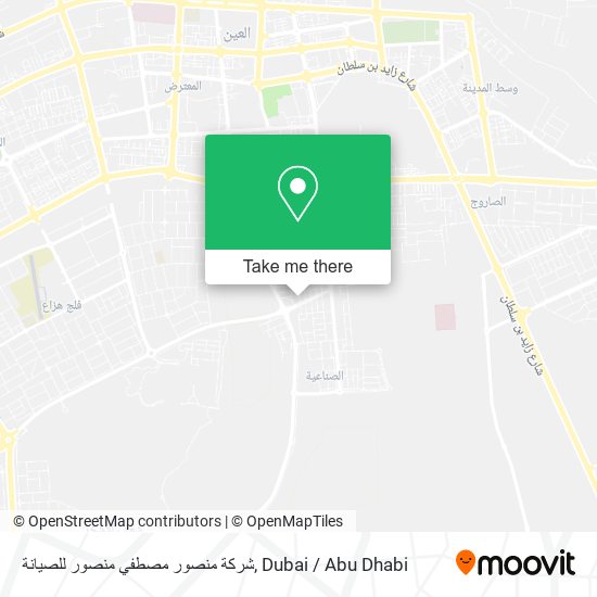 شركة منصور مصطفي منصور للصيانة map