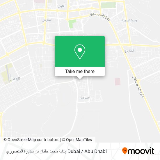 بناية محمد خلفان بن سديرة المنصوري map