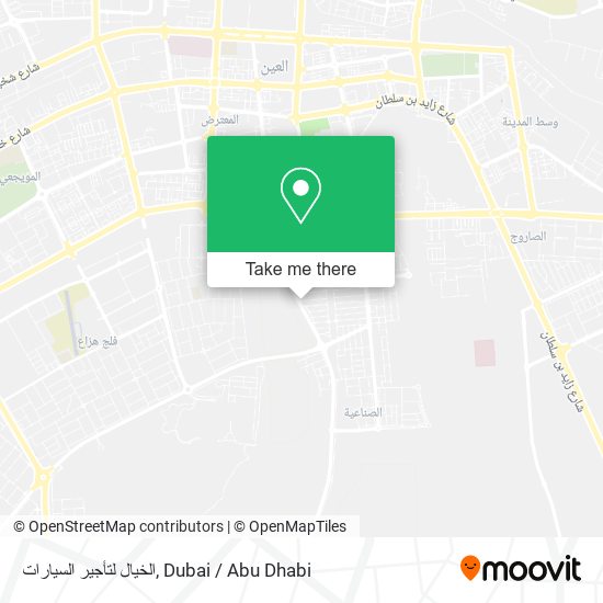 الخيال لتأجير السيارات map