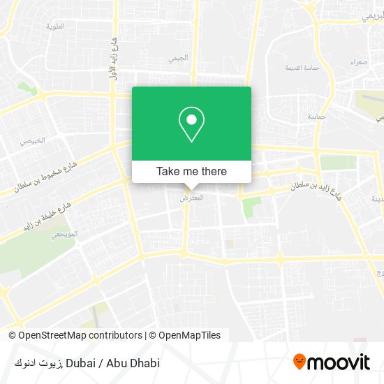 زيوت ادنوك map