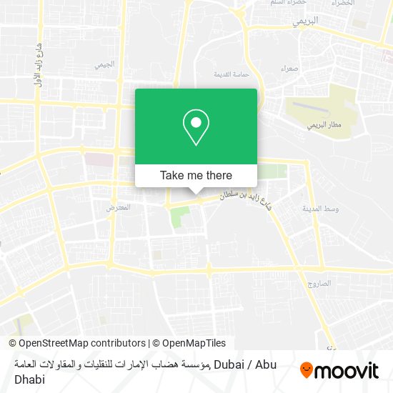 مؤسسة هضاب الإمارات للنقليات والمقاولات العامة map