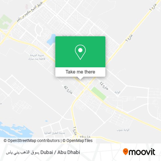 سوق الذهب.بني ياس map