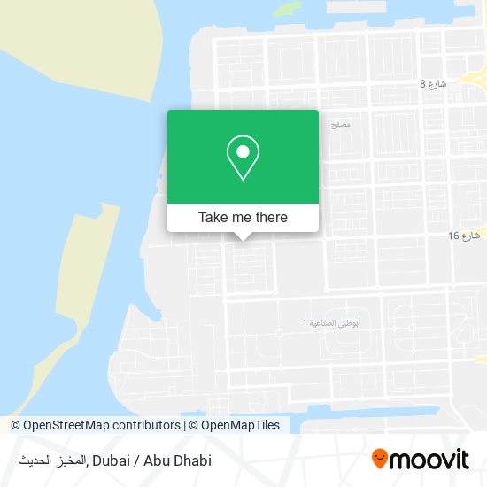 المخبز الحديث map