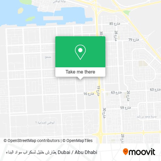 طارش خليل لسكراب مواد البناء map