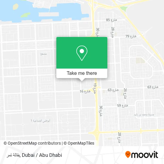بقالة تمر map