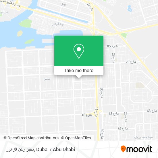 مخبز ركن الزهور map