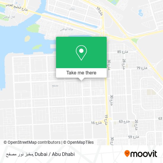 مخبز نور مصفح map