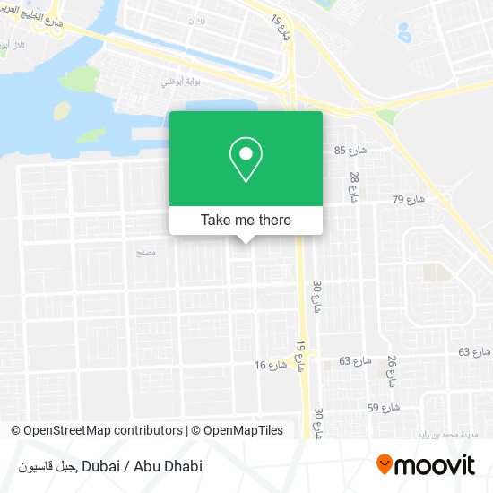 جبل قاسيون map