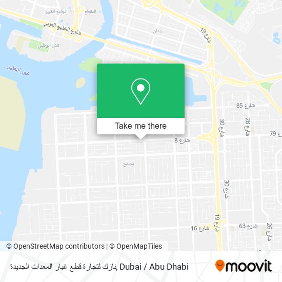 نازك لتجارة قطع غيار المعدات الجديدة map