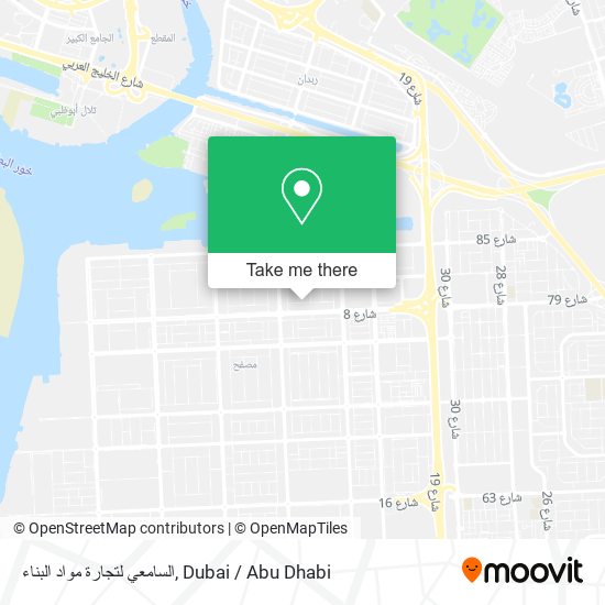 السامعي لتجارة مواد البناء map