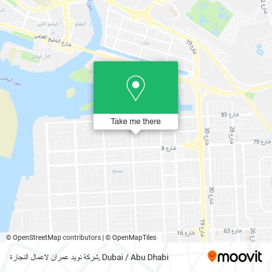 شركة نويد عمران لاعمال النجارة map