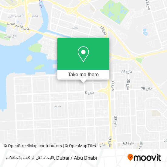 الفيحاء لنقل الركاب بالحافلات map