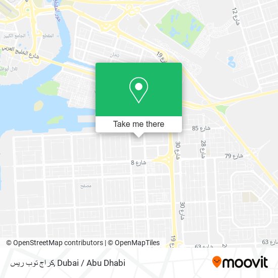 كراج توب ريس map