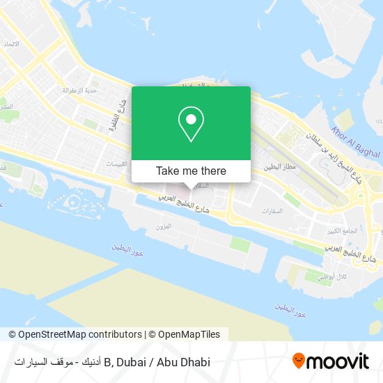 أدنيك - موقف السيارات B map