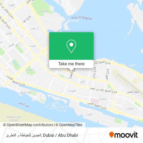 العيدين للخياطة و التطريز map