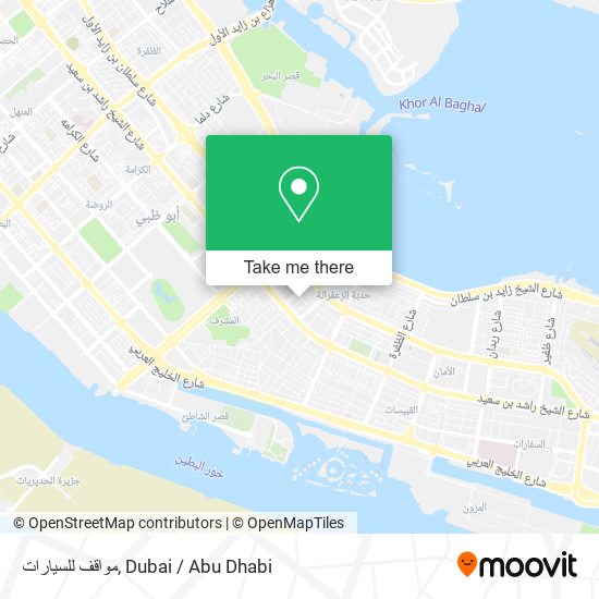 مواقف للسيارات map