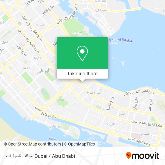 مواقف للسيارات map