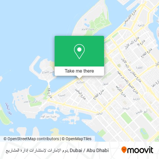 دوم الإمارات لإستشارات إدارة المشاريع map
