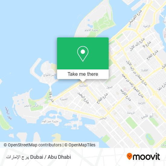 برج الإمارات map